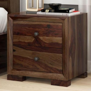 Wollman Solid Wood Bedside Table in Walnut Finish-image-43
