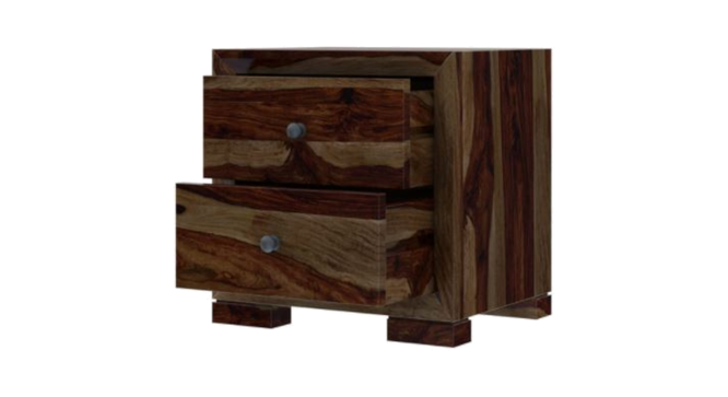 wollman Bedside Table. (Walnut Finish) by Urban Ladder - Cross View Design 1 - 919249