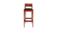 asher Bar Stool. (HONEY Finish) by Urban Ladder - Front View Design 1 - 919261