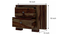 wollman Bedside Table. (Walnut Finish) by Urban Ladder - Design 1 Side View - 919273