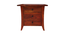 epsilon Bedside Table. (HONEY Finish) by Urban Ladder - Cross View Design 1 - 919278