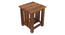 heron Bedside Table. (Teak Finish) by Urban Ladder - Front View Design 1 - 919290