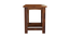 heron Bedside Table. (Teak Finish) by Urban Ladder - Rear View Design 1 - 919299