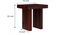 danta Bedside Table. (Mahogany Finish) by Urban Ladder - Design 1 Side View - 919303