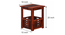 java Bedside Table. (HONEY Finish) by Urban Ladder - Rear View Design 1 - 919323