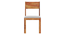 alaca Dining Chair. (Teak Finish) by Urban Ladder - Cross View Design 1 - 919327