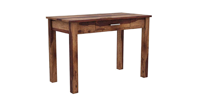 hevea Study Table. (Teak Finish) by Urban Ladder - Cross View Design 1 - 919331