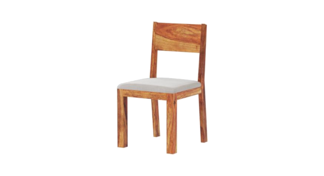 alaca Dining Chair. (Teak Finish) by Urban Ladder - Front View Design 1 - 919336