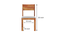 alaca Dining Chair. (Teak Finish) by Urban Ladder - Rear View Design 1 - 919343