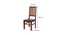 asher Dining Chair. (Teak Finish) by Urban Ladder - Rear View Design 1 - 919344