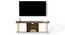 Harmond Engineering Wood Floor StandingTV Entertainment (55 Inch Size, Brown Maple and White Finish) by Urban Ladder - - 