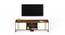 Charley Engineering Wood Floor Standing TV (50 Inch Size, Brown Maple and White Finish) by Urban Ladder - - 