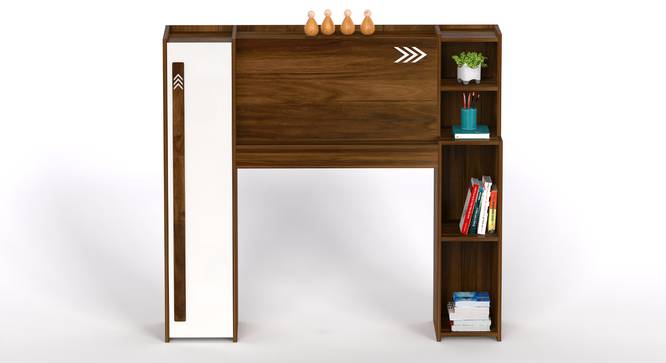 Walden Engineered Wood Study Table (Brown Maple and White Finish) by Urban Ladder - - 