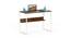 Corbyn Solo Engineered Wood Study Table (Brown Maple and White Finish) by Urban Ladder - - 