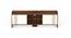 Charley Engineering Wood Floor Standing TV (50 Inch Size, Brown Maple and White Finish) by Urban Ladder - - 