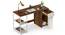 Corbyn Engineered Wood Study Table (Brown Maple and White Finish) by Urban Ladder - - 
