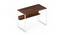 Corbyn Solo Engineered Wood Study Table (Brown Maple and White Finish) by Urban Ladder - - 