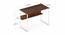 Corbyn Solo Engineered Wood Study Table (Brown Maple and White Finish) by Urban Ladder - - 