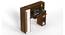 Walden Engineered Wood Study Table (Brown Maple and White Finish) by Urban Ladder - - 