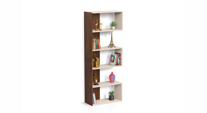 Novebuk Engineered Wood Bookshelf (Brown Maple and Beige Finish) by Urban Ladder - - 