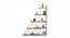 Wolabey Engineered Wood Ladder (Brown Maple and White Finish) by Urban Ladder - - 