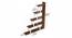 Wolabey Engineered Wood Ladder (Brown Maple and White Finish) by Urban Ladder - - 