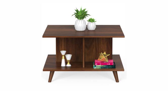 Sydney Engineered Wood Sqaure Shape Coffee Table (Brown Maple Finish) by Urban Ladder - - 