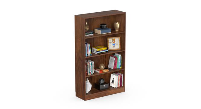 Alex Engineered Wood Bookshelf with 4 Shelves (Brown Maple Finish) by Urban Ladder - - 