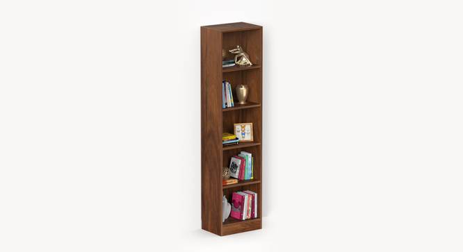 Alex Engineered Wood Bookshelf with 5 Shelves (Brown Maple Finish) by Urban Ladder - - 