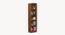 Alex Engineered Wood Bookshelf with 5 Shelves (Brown Maple Finish) by Urban Ladder - - 