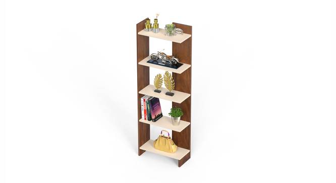 Lagoon Engineered Wood Bookshelf (Brown Maple and Beige Finish) by Urban Ladder - - 