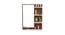Rico Mini Engineered Wood Wall Mount Dressing Table (Brown Maple and Beige Finish) by Urban Ladder - - 
