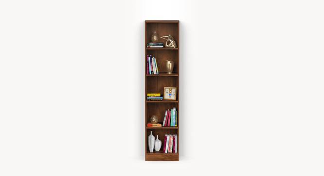 Alex Engineered Wood Bookshelf with 5 Shelves (Brown Maple Finish) by Urban Ladder - - 
