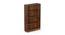Alex Engineered Wood Bookshelf with 4 Shelves (Brown Maple Finish) by Urban Ladder - - 