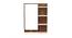 Rico Mini Engineered Wood Wall Mount Dressing Table (Brown Maple and Beige Finish) by Urban Ladder - - 