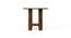 Osnale Engineered Wood Oval Shape Coffee Table (Brown Maple Finish) by Urban Ladder - - 