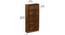 Alex Engineered Wood Bookshelf (Brown Maple Finish) by Urban Ladder - - 