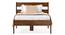 Roverb Engineered Wood King Size Bed Without Storage (Single Bed Size, Brown Maple Finish) by Urban Ladder - - 