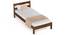 Roverb Engineered Wood King Size Bed Without Storage (Single Bed Size, Brown Maple Finish) by Urban Ladder - - 