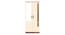 Andrie Engineered Wood Wardrobe two door (Two Door, With Mirror, Brown Maple and Beige Finish) by Urban Ladder - - 