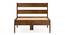 Roverb Engineered Wood King Size Bed Without Storage (Single Bed Size, Brown Maple Finish) by Urban Ladder - - 