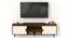 Wilbrome Engineering Wood Floor Standing TV (Brown Maple and White Finish, 75 Inch Size) by Urban Ladder - - 