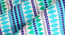 Acrylic Striped Cushion Cover with Lace Set of 2 (16 X 16 Inches) (Blue) by Urban Ladder - - 