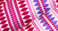 Acrylic Striped Cushion Cover with Lace Set of 2 (16 X 16 Inches) (Multi) by Urban Ladder - - 