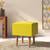 Aria side table finish   teak   fabric  mathis fabric ffm shade 1626 lp