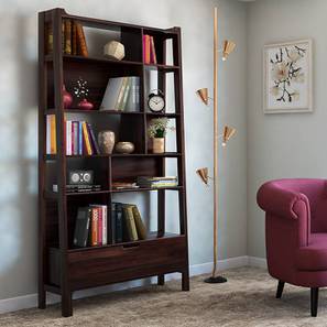 Furniture Stores In Sikar Design Alberto Solid Wood Bookshelf in Mahogany