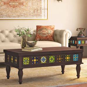 Std Coffee Table 10k 20k Sw Top Design Azul Rectangular Solid Wood Coffee Table in Brushed Walnut