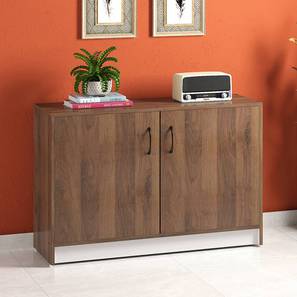 Furniture At 60 70 Ccs Design Alex Shoe Rack in Classic Walnut