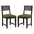 Alaca dining chair   set of 2 finish mango mahogany color olive lp