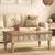 Azul coffee table brushed bali oak lp
